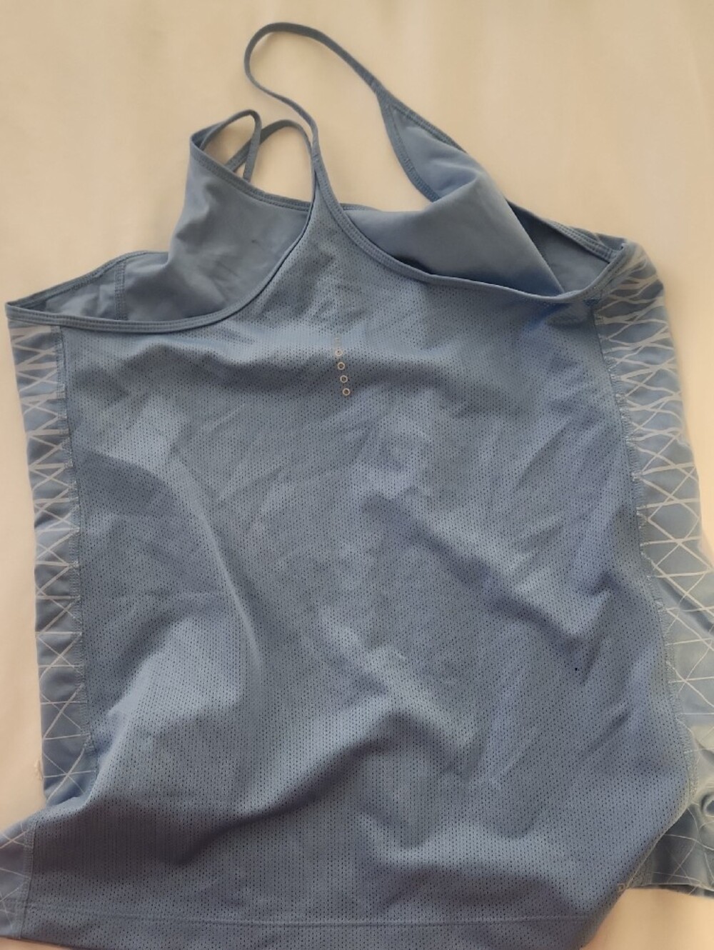 Nike Light Blue Racerback Performance Tank Top - Picture 3 of 3